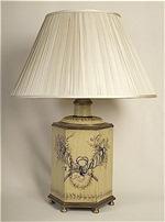 ALEXANDERS 42CM CORNUCOPIA HEXAGONAL CADDY LAMP
